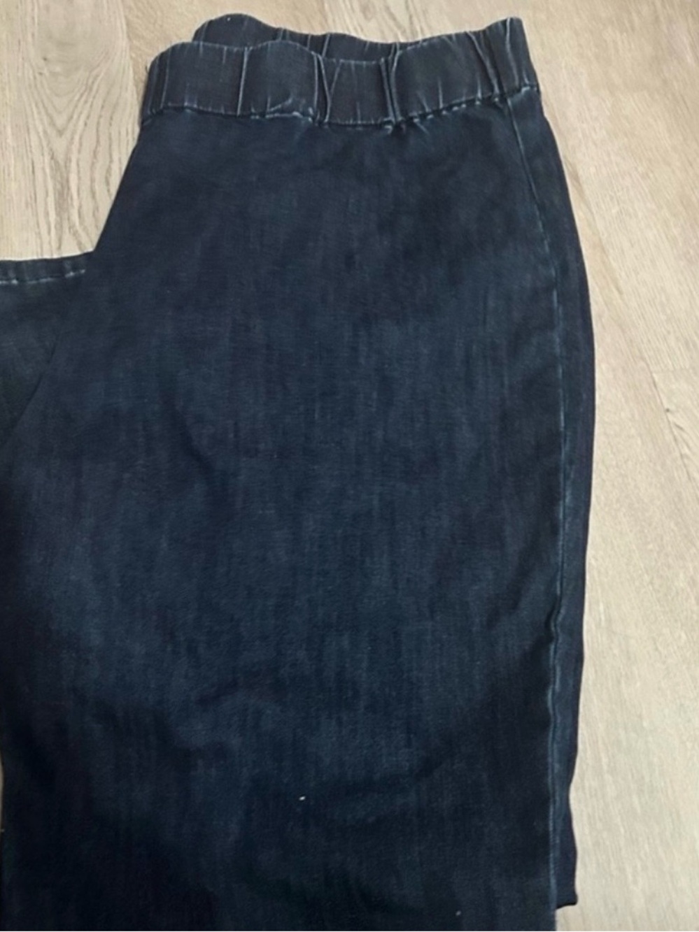Soft Surroundings Size 3X Pull On Women's Comfortable Dark Blue Relaxed Jeans